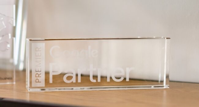 Google Premier partner badge groot